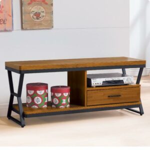 Boden-斯克4尺工業風一抽電視櫃/長櫃-120x39x51cm彰化收購