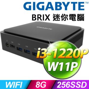 Gigabyte 技嘉 12代 BRIX 迷你電腦 (i3-1220P/8G/256G SSD/W11P)彰化收購